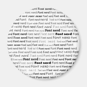 Teckensnittsnerd Magnet