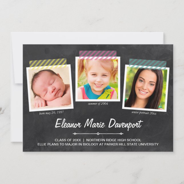 Teckensnittsögonblicksbilder | Foto-Studentfest Inbjudningar (Framsida)