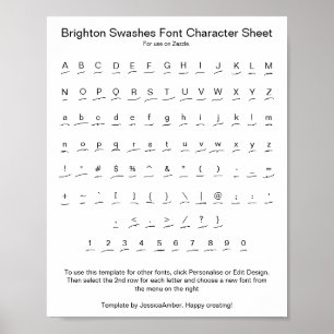 Teckensnittstecknet Lakan i Brighton byter ut mot Poster