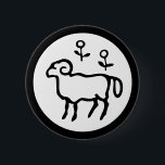 Teckensnittszodiac: ARIES   Färg & Ideas Knapp<br><div class="desc">EDDA Froehlich/EDDArt:s fina och söt idéer | Det är enkelt att anpassa för tillfälle genom att lägga till egna symboler, bakgrunder, textdetaljer, typsnitt stil, typsnitt storlek & färg. | Om du vill ha fler idéer kan du kontakta mig: contact@eddart.de eller titta här: www.zazzle.com/eddartshop* och här: www.zazzle.de/eddartiful* | Exempel på typsnittssymbol...</div>