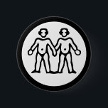 Teckensnittszodiac: GEMINI   Färg och idéer Knapp<br><div class="desc">EDDA Froehlich/EDDArt:s fina och söt idéer | Det är enkelt att anpassa för tillfälle genom att lägga till egna symboler, bakgrunder, textdetaljer, typsnitt stil, typsnitt storlek & färg. | Om du vill ha fler idéer kan du kontakta mig: contact@eddart.de eller titta här: www.zazzle.com/eddartshop* och här: www.zazzle.de/eddartiful* | Exempel på typsnittssymbol...</div>