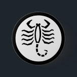 Teckensnittszodiac: SCORPIO   Färg & Ideas Knapp<br><div class="desc">EDDA Froehlich/EDDArt:s fina och söt idéer | Det är enkelt att anpassa för tillfälle genom att lägga till egna symboler, bakgrunder, textdetaljer, typsnitt stil, typsnitt storlek & färg. | Om du vill ha fler idéer kan du kontakta mig: contact@eddart.de eller titta här: www.zazzle.com/eddartshop* och här: www.zazzle.de/eddartiful* | Exempel på typsnittssymbol...</div>