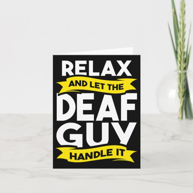 Teckenspråk döv medvetenhet hörselnedsättning och  kort (Framsida)