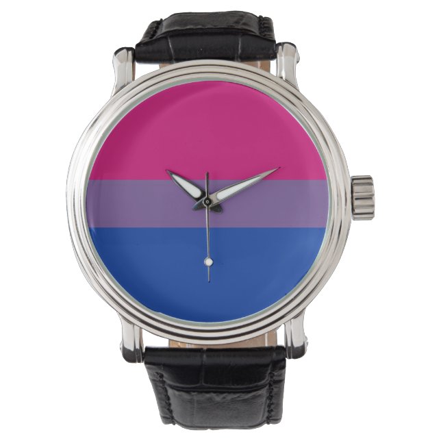 teckensymbol homosexuell bisexuell lesbisk armbandsur (Framsida)