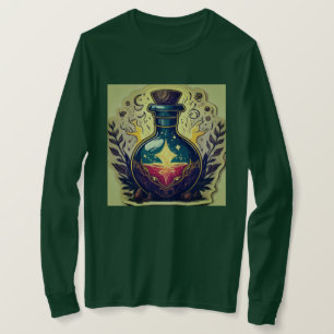 Teckensymboldesign för Flaska T Shirt