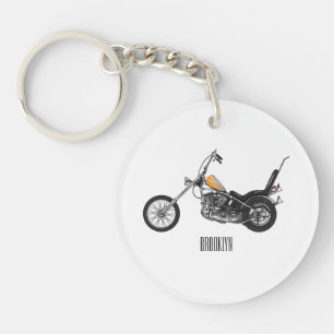 Tecknad 1950 - motorcykel för köpare