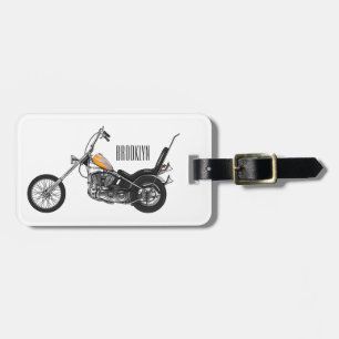 Tecknad 1950 - motorcykel för köpare bagagebricka