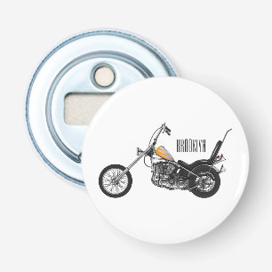 Tecknad 1950 - motorcykel för köpare flasköppnare