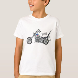 Tecknad 1950 - motorcykel för köpare t shirt