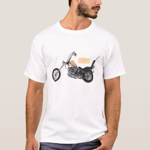 Tecknad 1950 - motorcykel för köpare t shirt