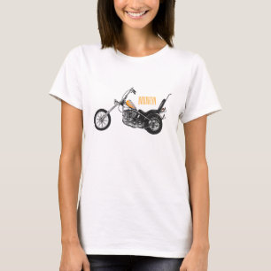 Tecknad 1950 - motorcykel för köpare t shirt