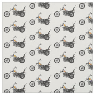Tecknad 1950 - motorcykel för köpare tyg