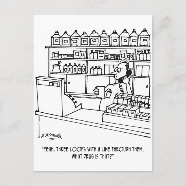 Tecknad 3109 vykort (Framsida)