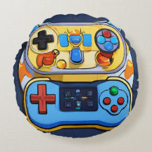 Tecknad 3D-Logotyp för fjärrkontroll för spel för