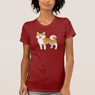 Tecknad Akita Inu/Shiba Inu T Shirt