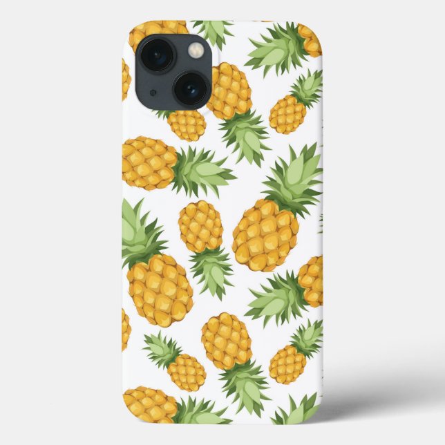 Tecknad Ananas Mönster (Baksida)