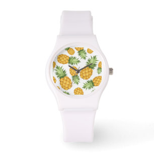 Tecknad Ananas Mönster Armbandsur