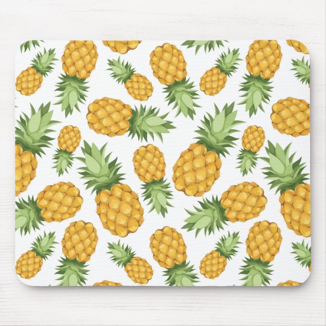 Tecknad Ananas Mönster Musmatta (Framsidan)