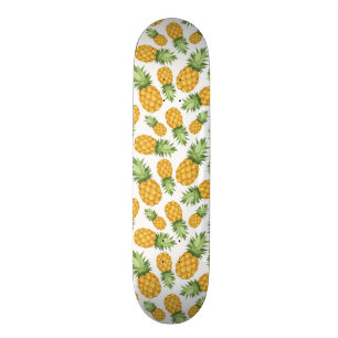 Tecknad ananasmönster old school skateboard bräda 18 cm