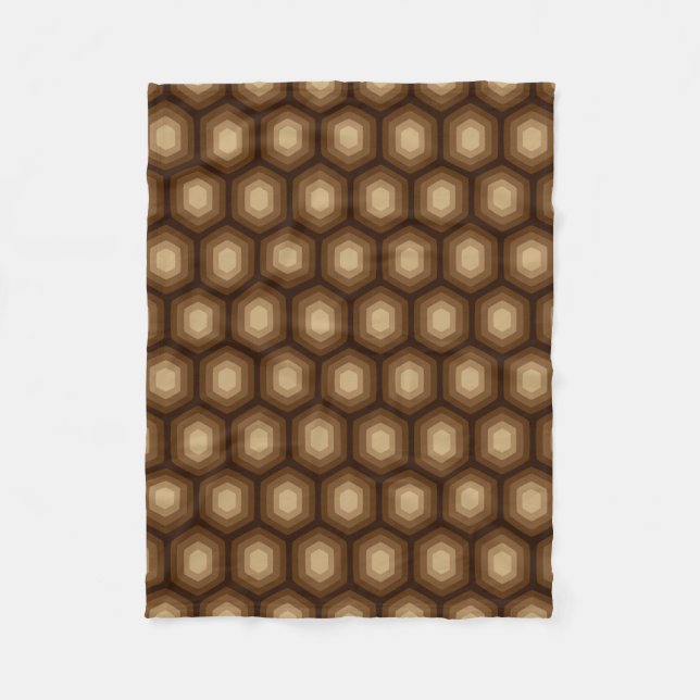 Tecknad Animal Struktur Fleecefilt (Framsidan)