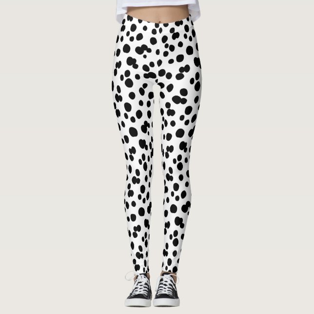 Tecknad Animal Struktur Leggings (Framsida)
