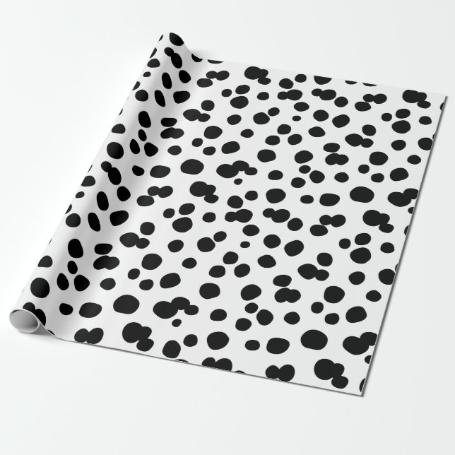 Tecknad Animal Struktur Presentpapper (Utrullad)
