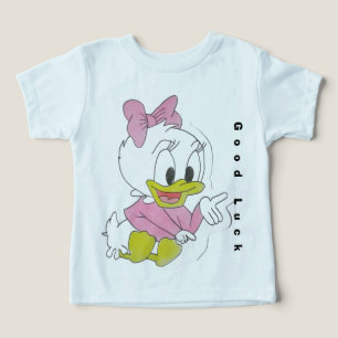Tecknad anka Småbarns t-shirt Handritad design