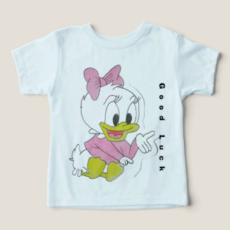 Tecknad anka Småbarns t-shirt Handritad design
