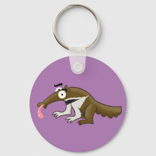 Tecknad Anteater Nyckelring
