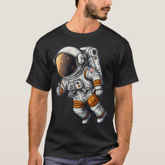 Tecknad Astronaut T Shirt