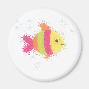 Tecknad av akut fisk magnet