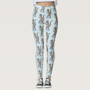 Tecknad av akut mongosa leggings