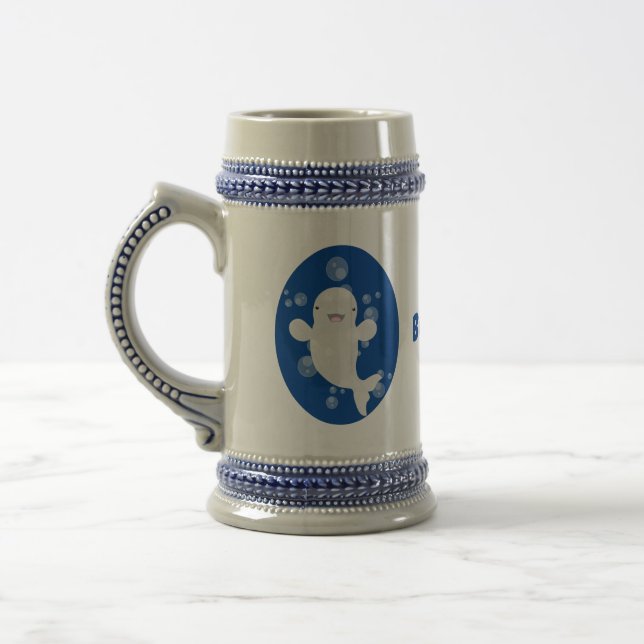 Tecknad av  av bubblor i valet Cute beluga Sejdel (Vänster)