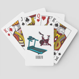 Tecknad av avverknings- och centrifugeringsteknik casinokort