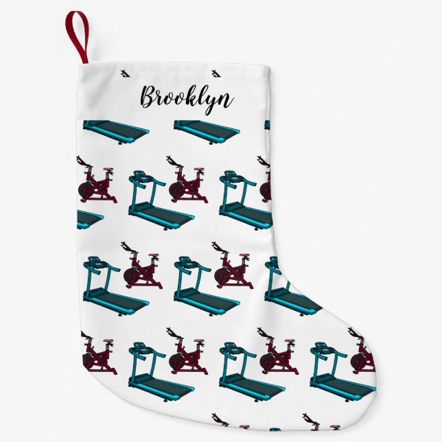 Tecknad av avverknings- och centrifugeringsteknik liten julstrumpa (Framsidan)