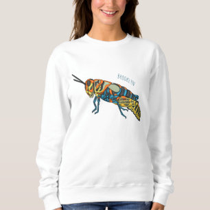 Tecknad av barber pole grasopper t shirt