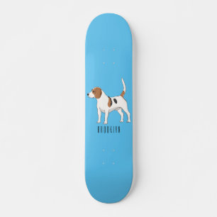Tecknad av beagle-hund mini skateboard bräda 18,5 cm