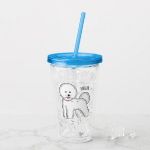 Tecknad av Bichon frise-hund Take Away Mugg