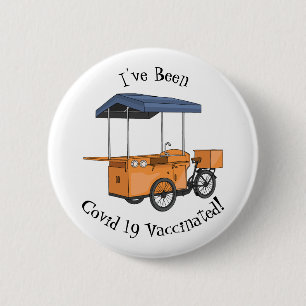 Tecknad av bike food cart knapp