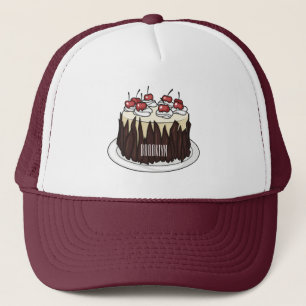 Tecknad av Black Forest tårta Keps