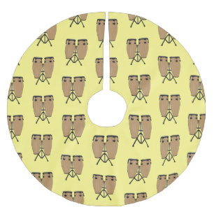 Tecknad av Bongo-trumman Julgransmatta Borstad Polyester