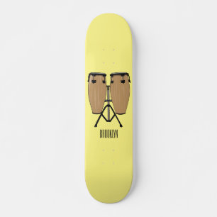 Tecknad av Bongo-trumman Mini Skateboard Bräda 18,5 Cm