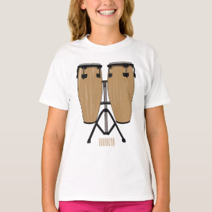 Tecknad av Bongo-trumman T Shirt