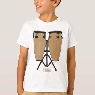 Tecknad av Bongo-trumman T Shirt
