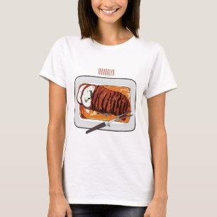 Tecknad av bröstkalkoner t shirt