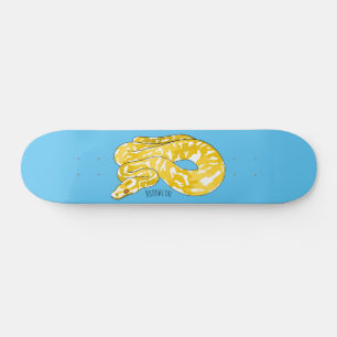 Tecknad av burmesisk python-orm mini skateboard bräda 18,5 cm
