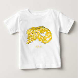 Tecknad av burmesisk python-orm t shirt