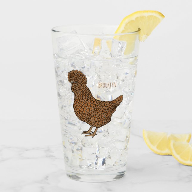 Tecknad av Chamois-polish-kyckling Glaskopp (Bakside Is)