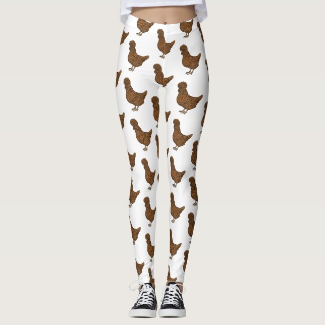 Tecknad av Chamois-polish-kyckling Leggings (Framsida)