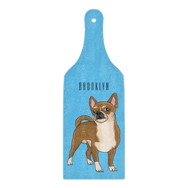 Tecknad av Chihuahua-hund (Framsidan)